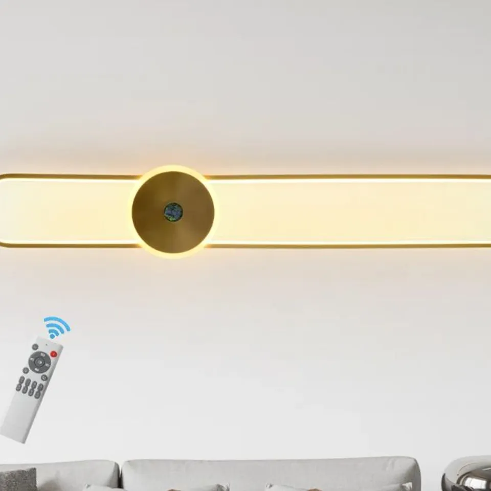 BOXED MUSCATO 1-LIGHT LED DIMMABLE GOLD FLUSH MOUNTED SCONCE