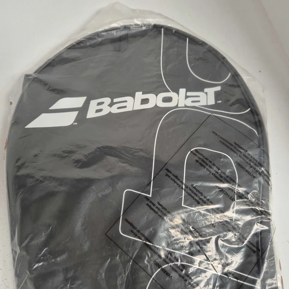 BABOLAT TENNIS RACQUET BAG – BLACK/GRAY WITH WHITE LOGO