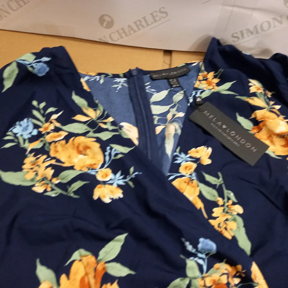MELA LONDON FLORAL DRESS - UK 18