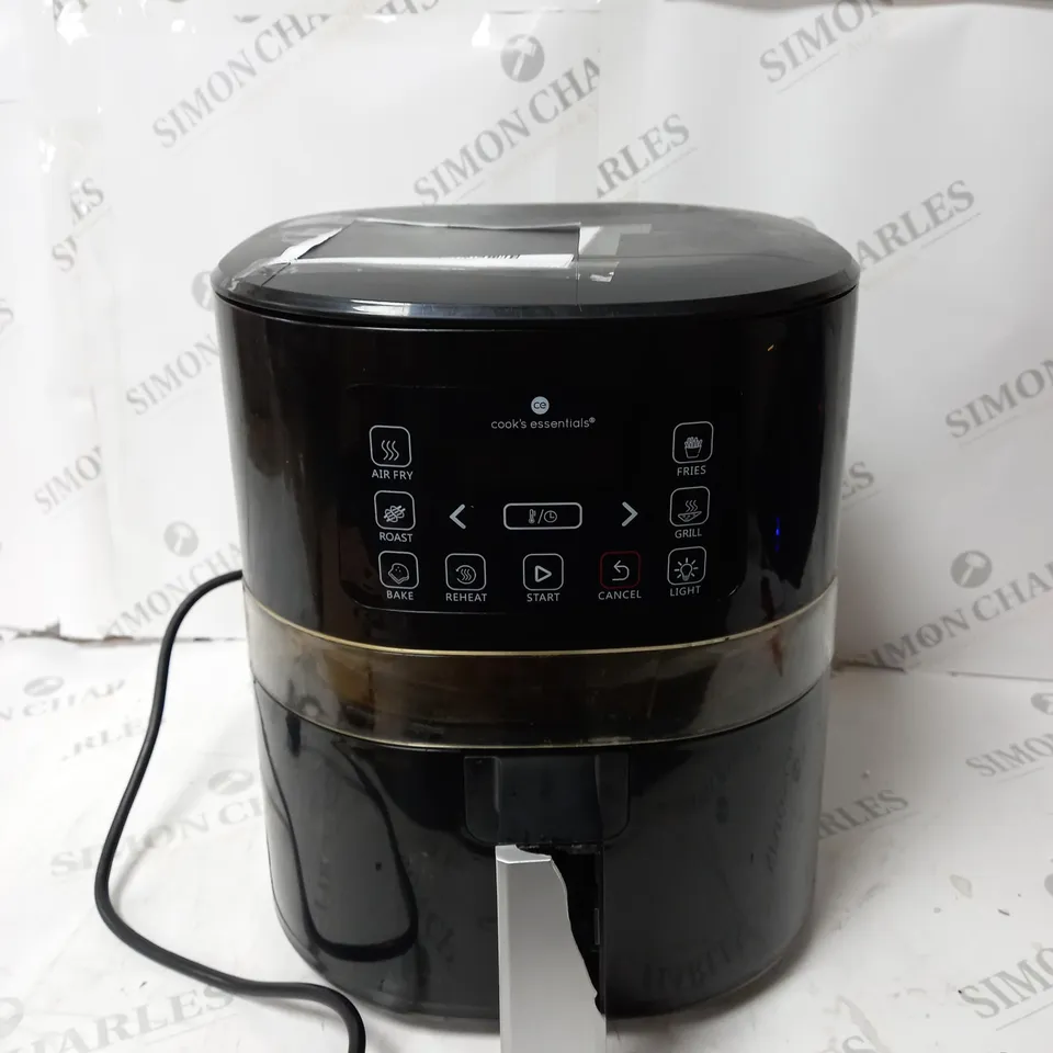 COOKING ESSENTIALS 4L COMPACT AIR FRYER BLACK