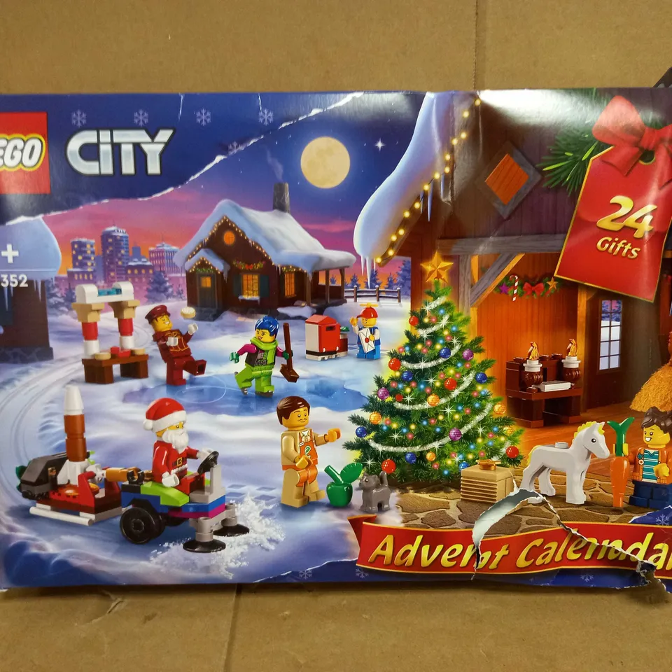 BOXED LEGO CITY ADVENT CALENDAR RRP £22