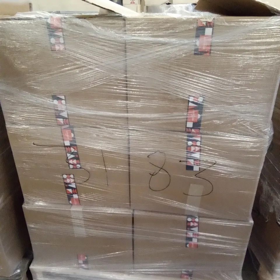 PALLET OF ASSORTED ITEMS INCLUDING OUTDOOR HOLIDAY DECORATIVE PROJECTOR LIGHT, CHRISTMAS TINSEL, GARLIC PRESS, LED CHRISTMAS LIGHTS, POLYESTER SLEEVE BAG, DINOSAUR SOCKS