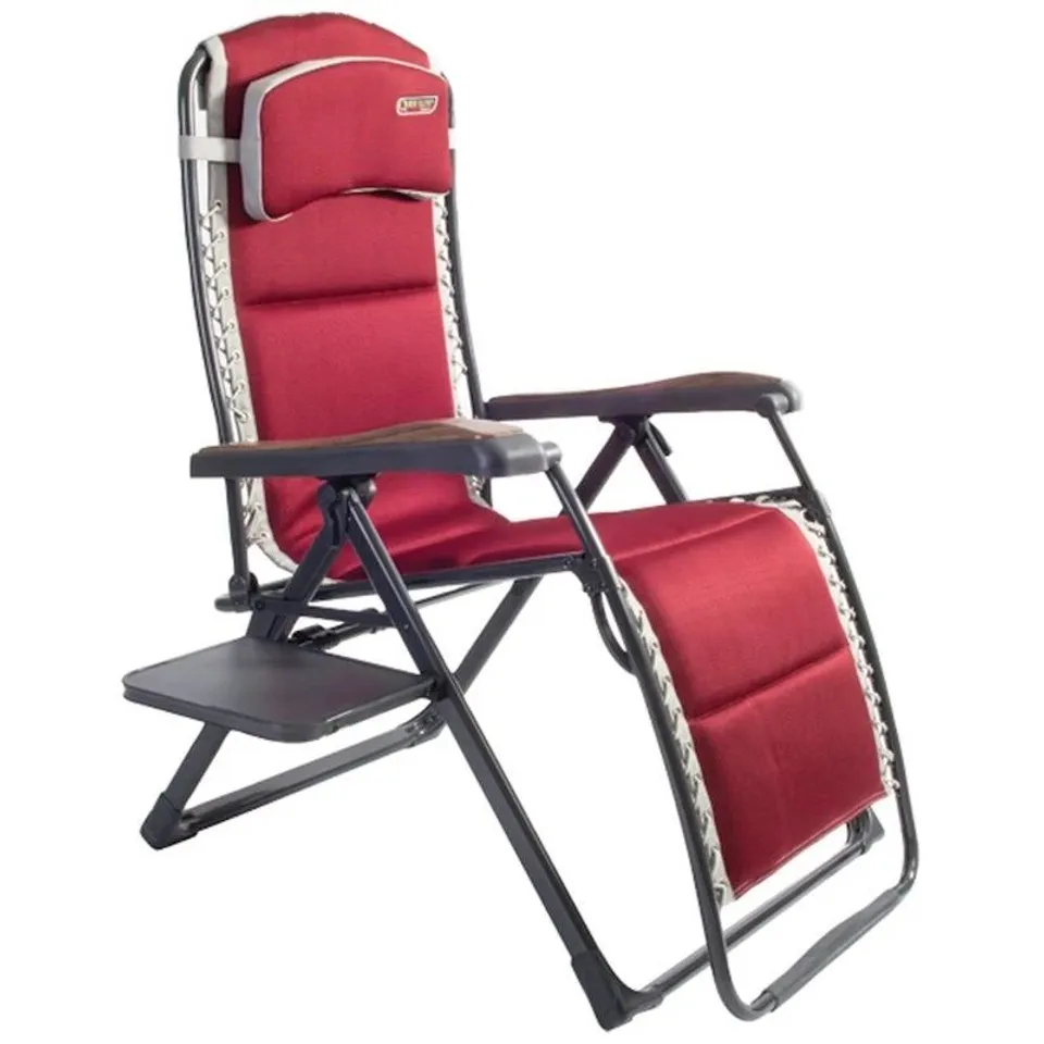 BOXED QUEST BORDEAUX PRO RELAX XL CHAIR WITH SIDE TABLE (F1343)