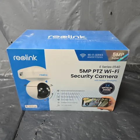 BOXED AND SEALED REALINK 5MP PTZ WI-FI SECURITY CAMERA