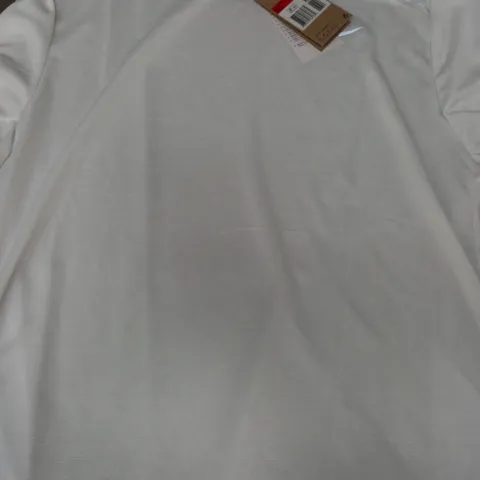 NIKE DRI-FIT TOP IN WHITE SIZE L