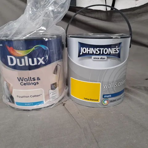 LOT OF 3 PAINT PRODUCTS TO INCLUDE DULUX AND JOHNSTONE'S