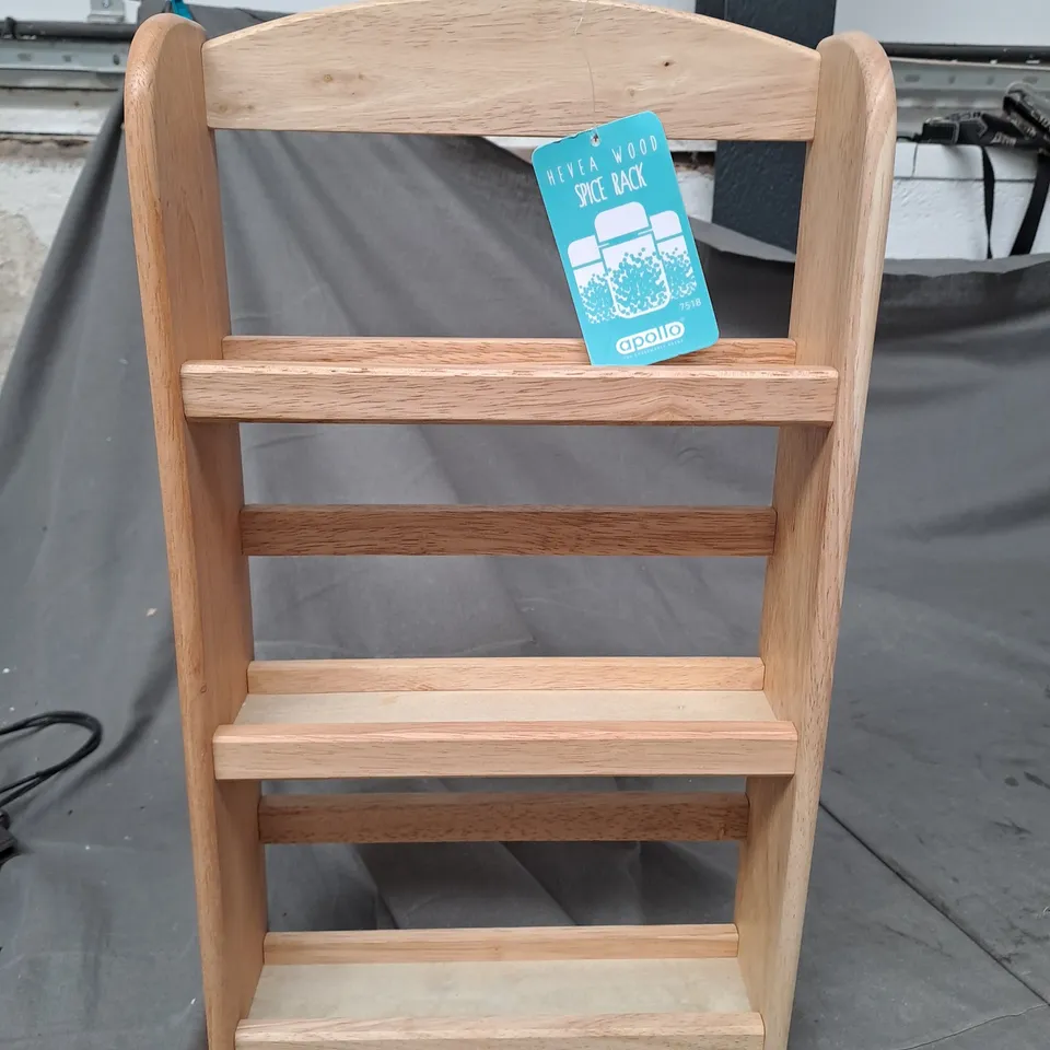 APOLLO HEVEA WOOD SPICE RACK
