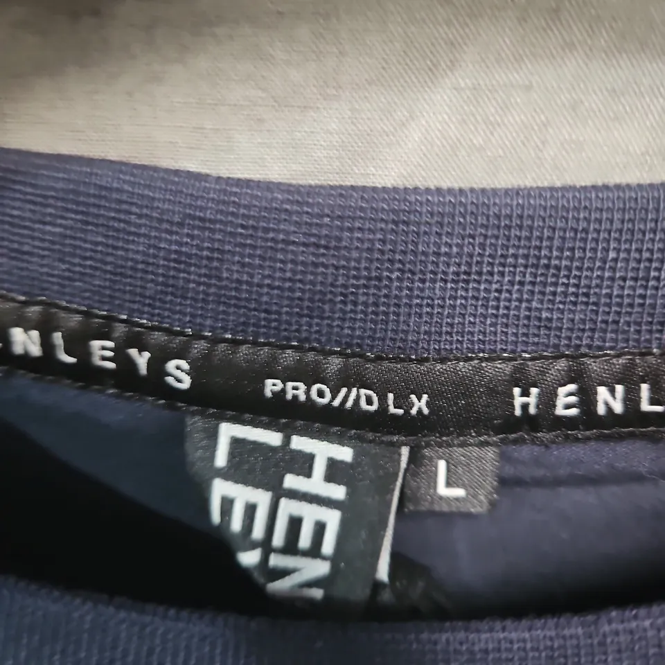 HENLEYS PROJECT DELUXE NAVY T-SHIRT – SIZE L