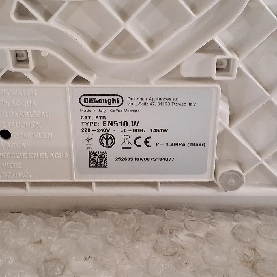 UNBOXED DELONGHI COFFEE MACHINE EN510.W