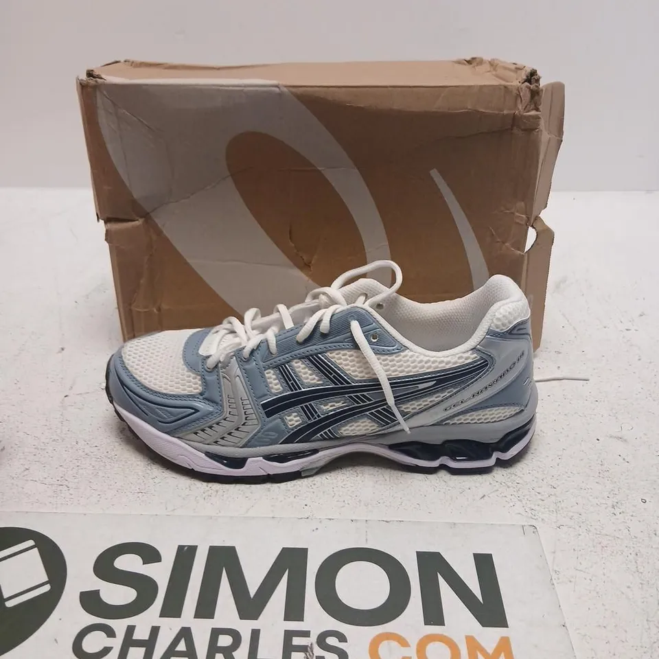 ASICS GEL-KAYANO 14 RUNNING SHOES – ICE BLUE/WHITE/GREY, UK 10 (US 11)