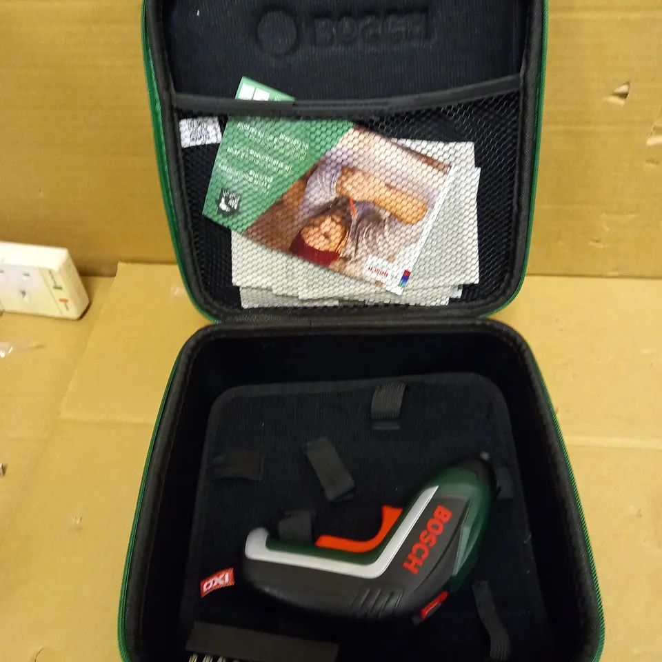 BOSCH IXO CORDLESS SCREWDRIVER