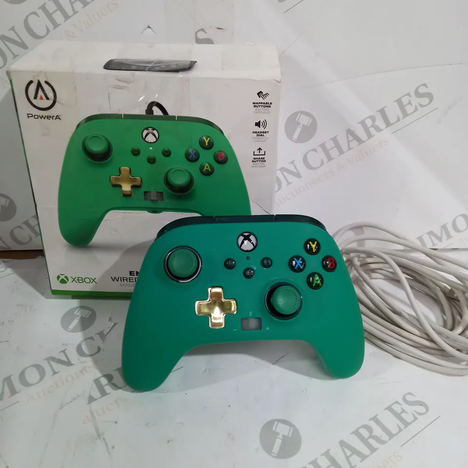 XBOX ENHANCED WIRED CONTROLLER IN GREEN