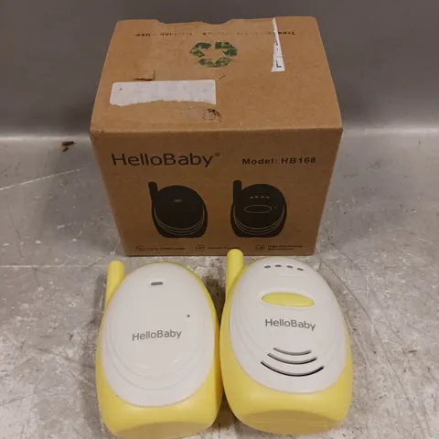 BOXED HELLO BABY HB168 WIRELESS BABY MONITOR 