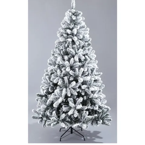 BOXED FLOCKED 6FT EMPEROR TREE - COLLECTION ONLY