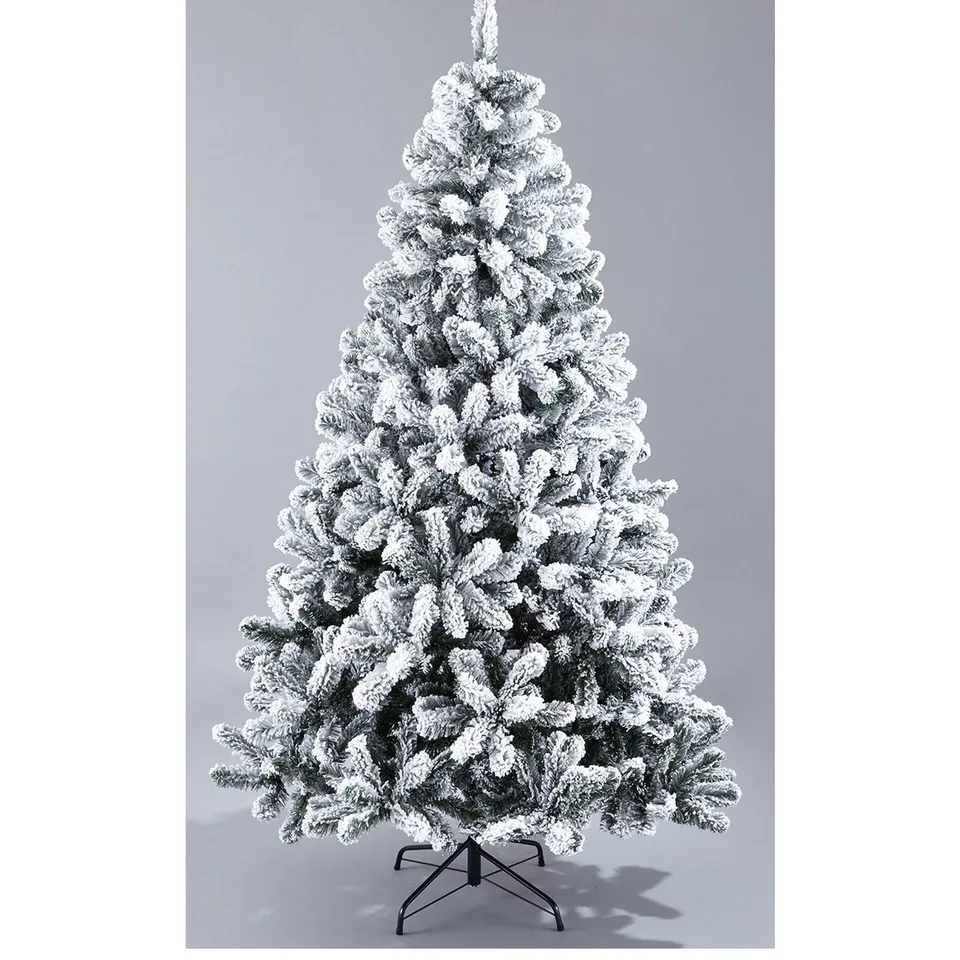 BOXED FLOCKED 6FT EMPEROR TREE - COLLECTION ONLY  RRP £109.99