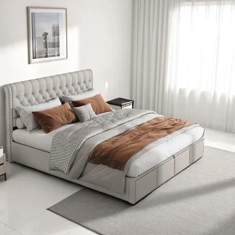 BOXED BORNHART BED (2 BOXES)