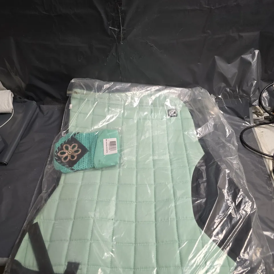 GALLOP SHOP GP SADDLE PADS / HORSE NUMNAH CLOTH – MINT GREEN, COB/PONY