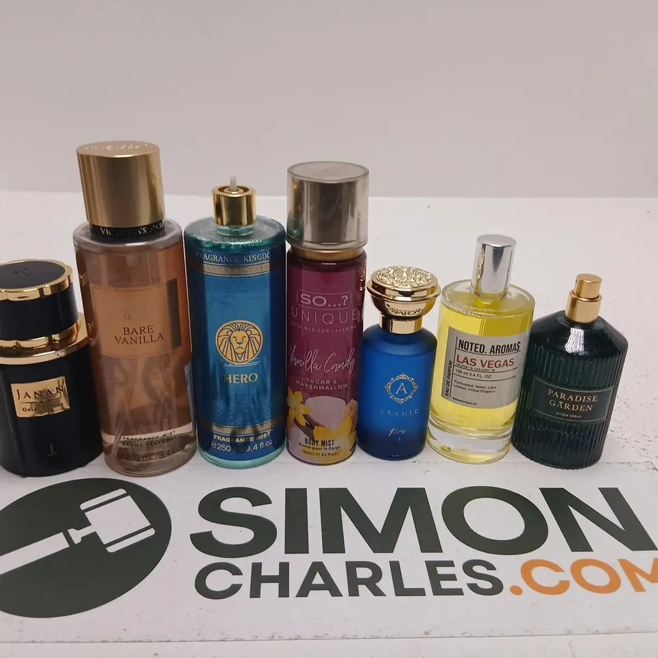 APPROXIMATELY 10 ASSORTED UNBOXED FRAGRANCES