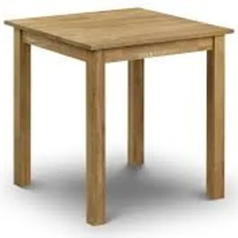 JULIAN BOWEN COXMOOR 75 CM SOLID OAK SQUARE DINING TABLE 