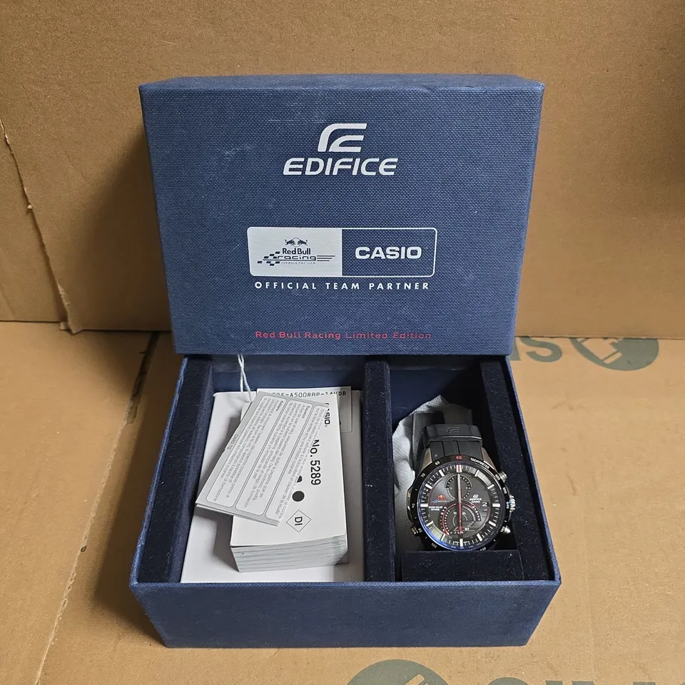 BOXED CASIO EDIFICE EQS A500RBP RED BULL LIMITED EDITION WATCH