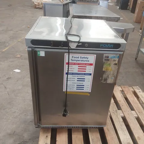 POLAR CD081 C-SERIES UNDERCOUNTER FREEZER STAINLESS STEEL 140LTR