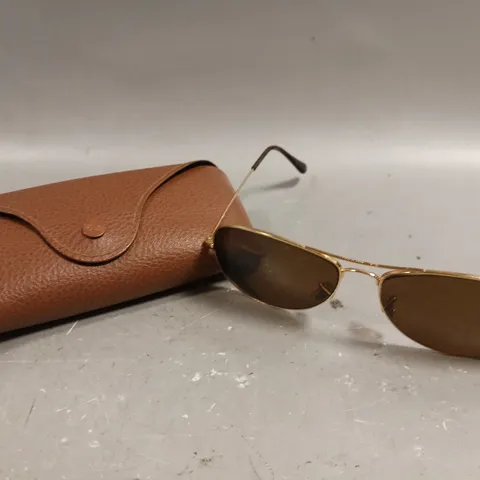 RAY-BAN TINTED COCKPIT AVIATORS