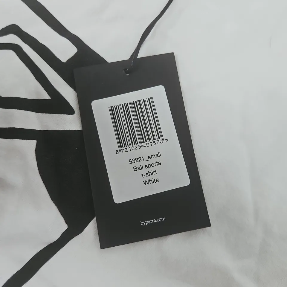 PARRA WHITE T-SHIRT – LOGO TEE SMALL