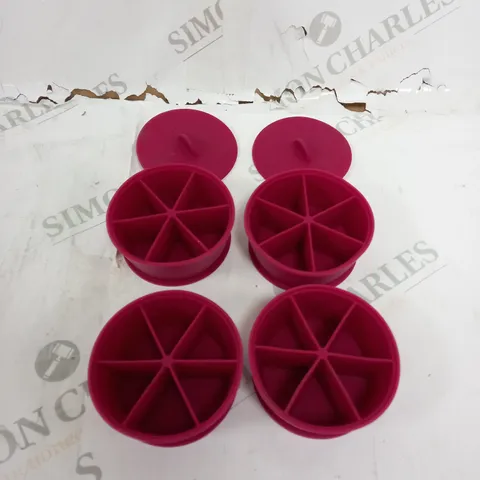 BOXED COOKS ESSENTIALS SILICONE ONE PORTION ICE CUBE TRAY