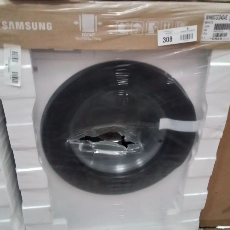 PACKAGED SAMSUNG SERIES 5 WW80CGC04DAHEU ECOBUBBLE WITH SMARTTHINGS WASHING MACHINE, 8KG 1400RPM -WHITE-