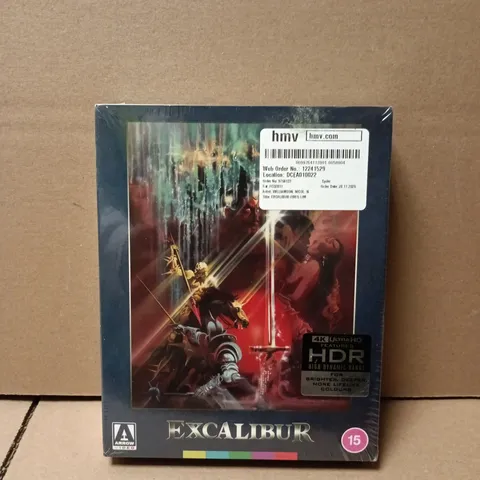 EXCALIBUR – ARROW VIDEO 4K ULTRA HD BLU-RAY (SEALED)