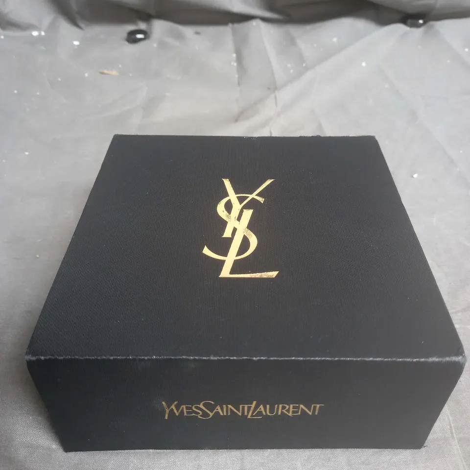 BOXED YVES SAINT LAURENT LIPSTICK AND FOUNDATION