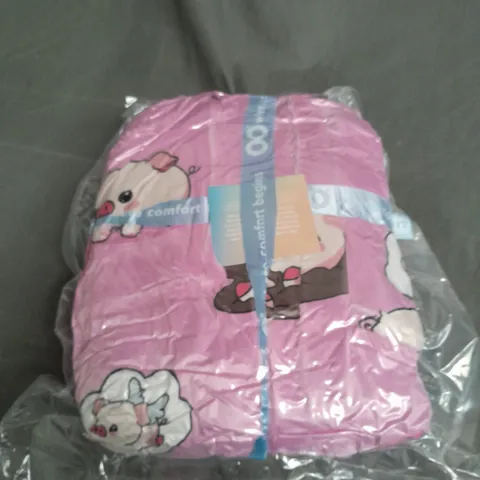 SEALED OODIE OVERSIZED HOODED BLANKET - PIGS