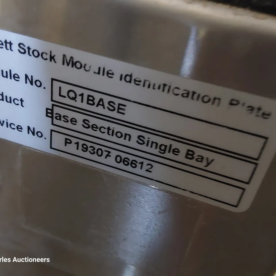 FOLLETT COMMERCIAL ICE MACHINE ON STAND WITH ICE TROLLEY