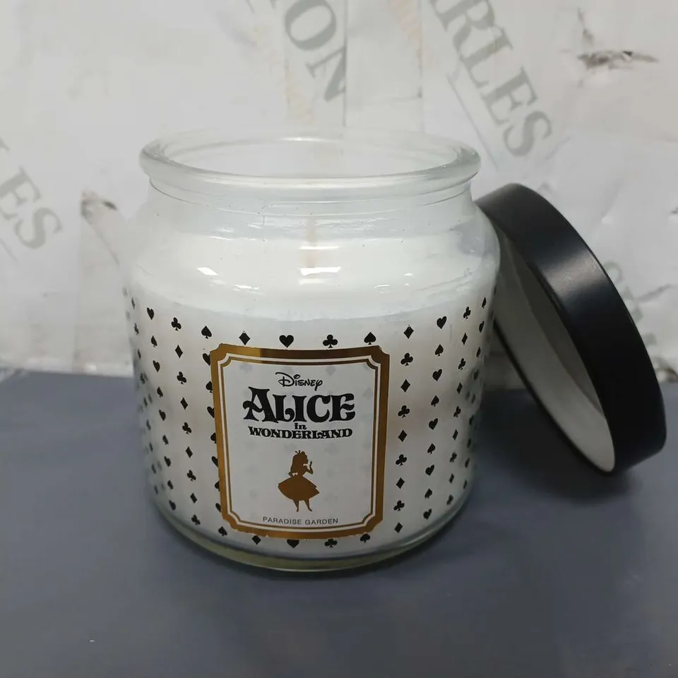 DISNEY ALICE IN WONDERLAND PARADISE GARDEN SCENTED CANDLE