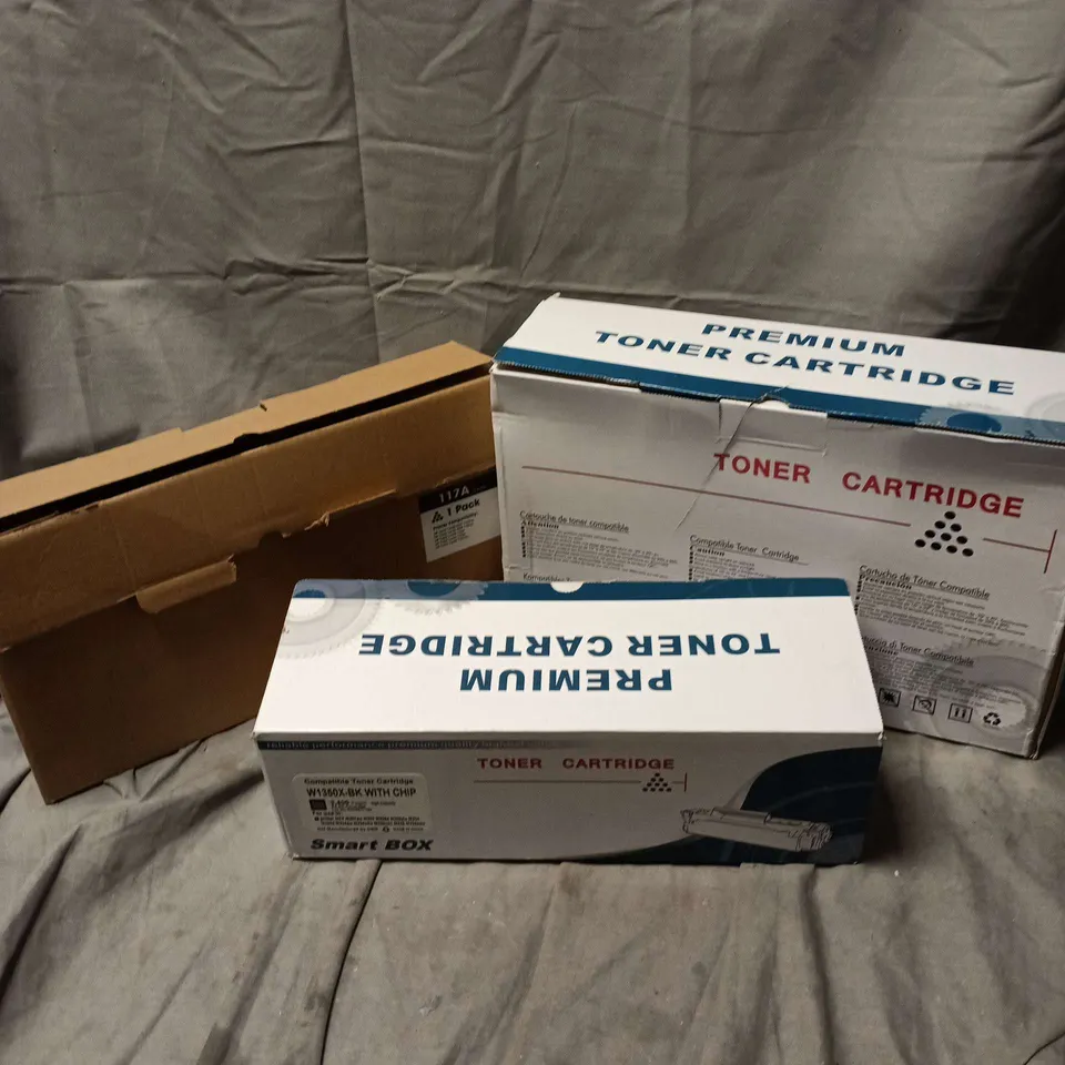 BOX OF APPROXIMATELY 10 ASSORTED TONER PRODUCTS