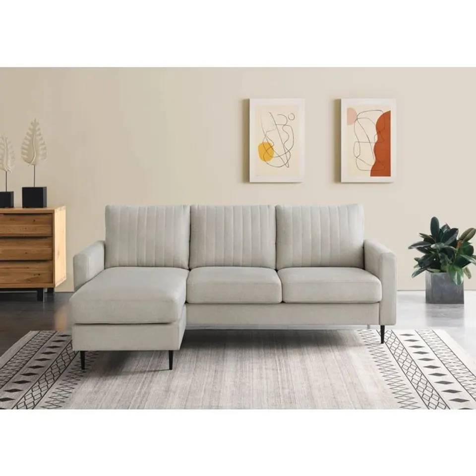 BOXED MAZLYN CORNER SOFA LATTE