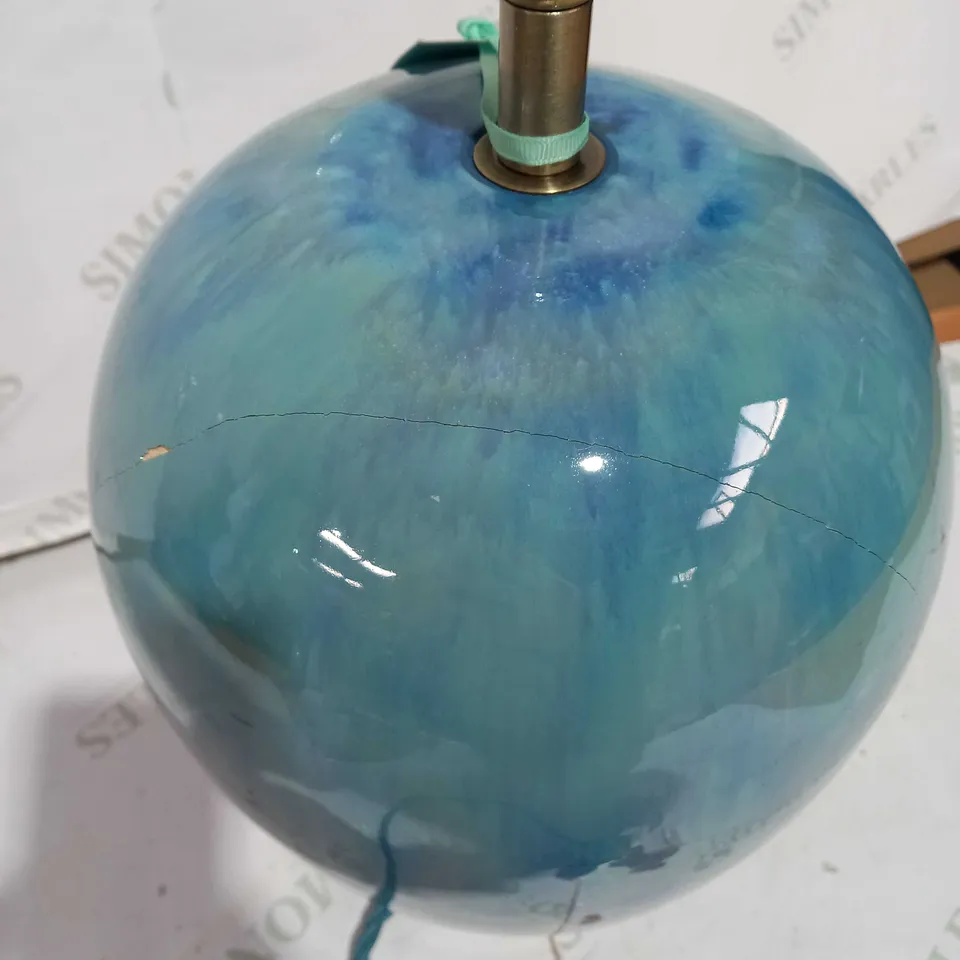 JOHN LEWIS MATTHEW WILLIAMSON REACTIVE GLAZE BASE TABLE LAMP