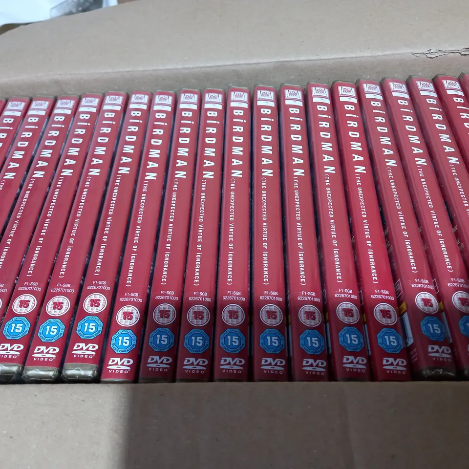 LOT OF APPROXIMATELY 25 SEALED BIRDMAN DVDS