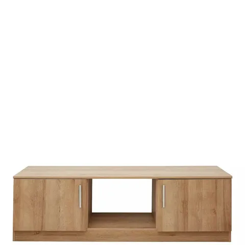 BOXED PANAMA 2 DOOR TV UNIT - FITS UP TO 55 " - DARK OAK (1 BOX) - COLLECTION ONLY