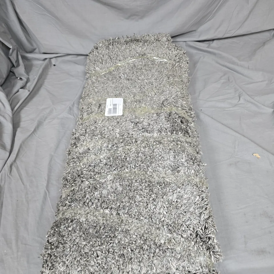 COZEE HOME JUNO SOFT TWIST SHAGGY RUG GREY