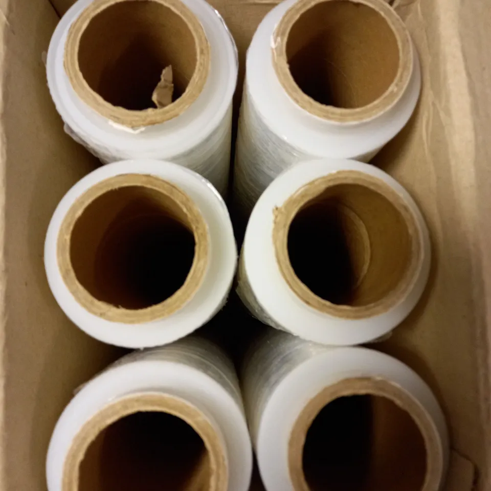 6 X ROLLS OF PALLET SHRINK WRAP - LENGTH UNSPECIFIED 