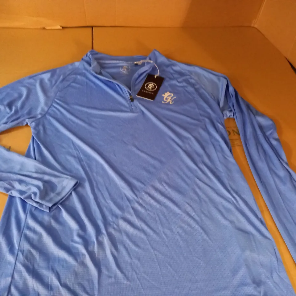 GYMKING SPORTS INSTINCT STRIPE FUNNEL TOP IN BLUE - XL