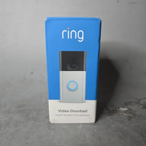 SEALED RING VIDEO DOORBELL