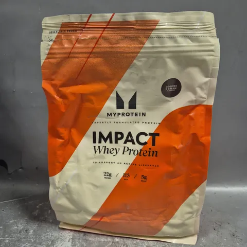SEALED MY PROTEIN IMPACT WHEY PROTEIN - COOKIES & CREAM - 1KG