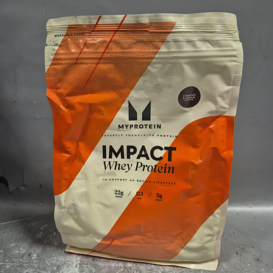 SEALED MY PROTEIN IMPACT WHEY PROTEIN - COOKIES & CREAM - 1KG 