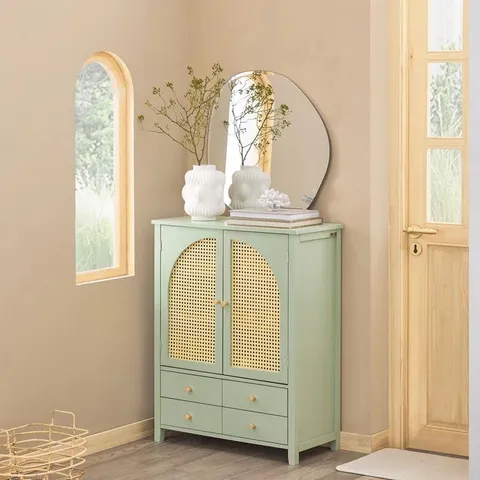 BOXED CORNEAU RECTANGLE CABINET ACCENT CHEST 