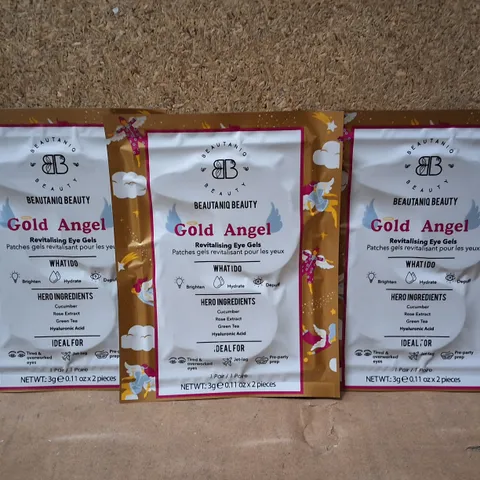 BOX CONTAINING APPROXIMATELY 1200 BEAUTANIQ BEAUTY GOLD ANGEL REVITALISING EYE GELS