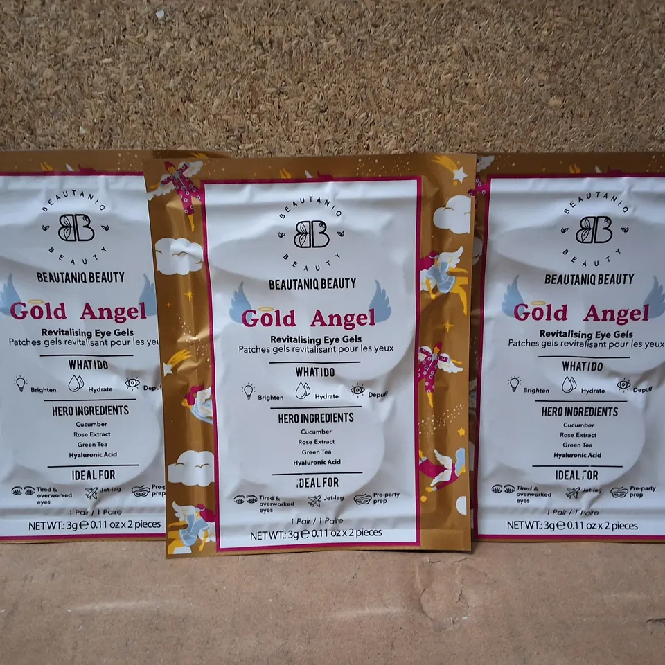BOX CONTAINING APPROXIMATELY 1200 BEAUTANIQ BEAUTY GOLD ANGEL REVITALISING EYE GELS