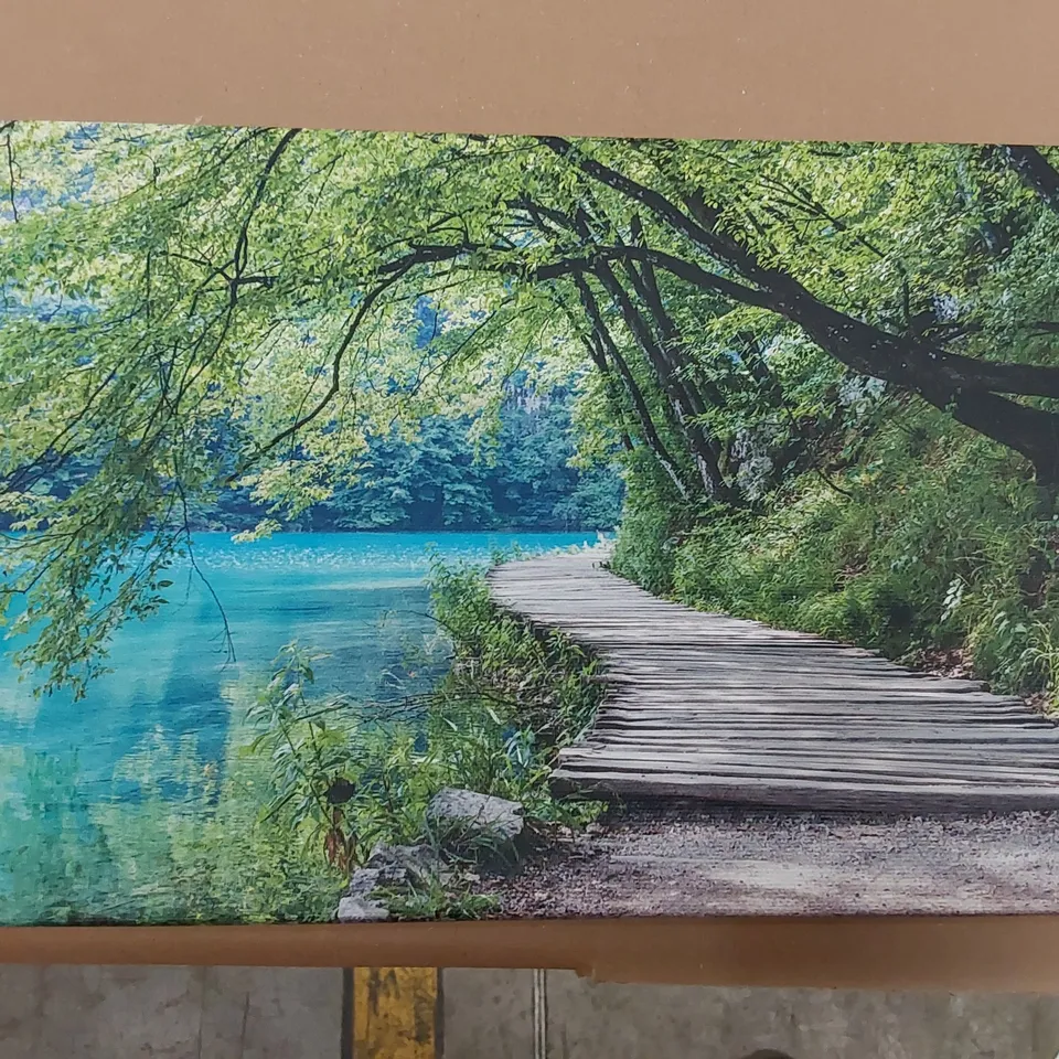 BOXED SMALL WRAPPED CANVAS - LYNSE PLITVICE LAKES BY RADU79 (1 BOX)