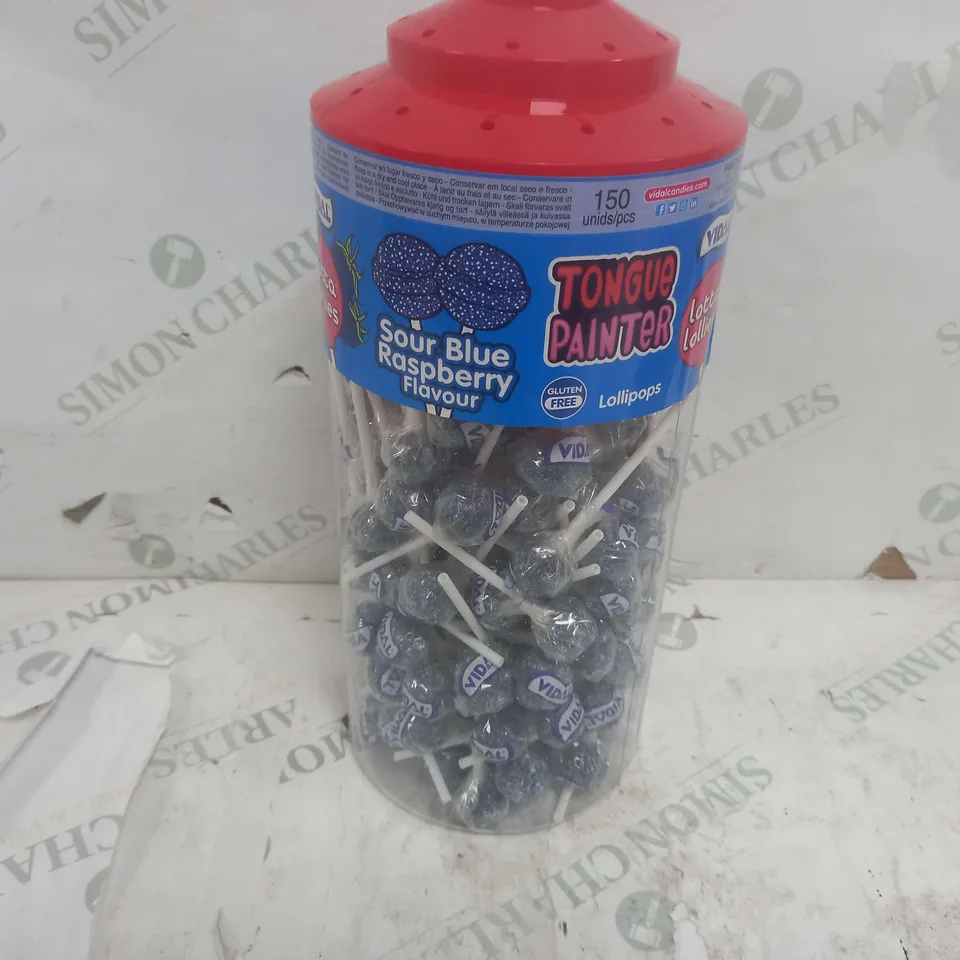 VIDAL SOUR BLUE RASPBERRY LOTTA LOLLIES